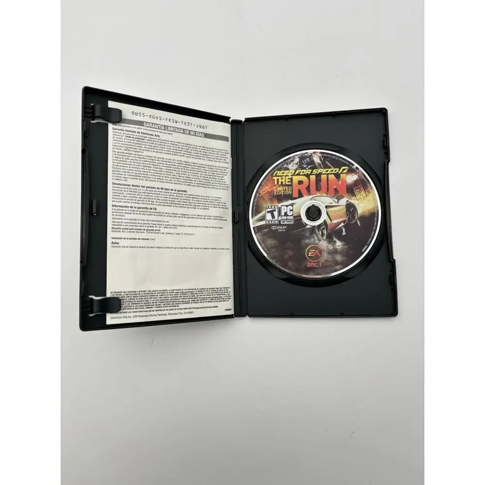 Need for Speed: The Run Limited Edition ( PC DVD-ROM, 2011) 2 Discs VG Condition